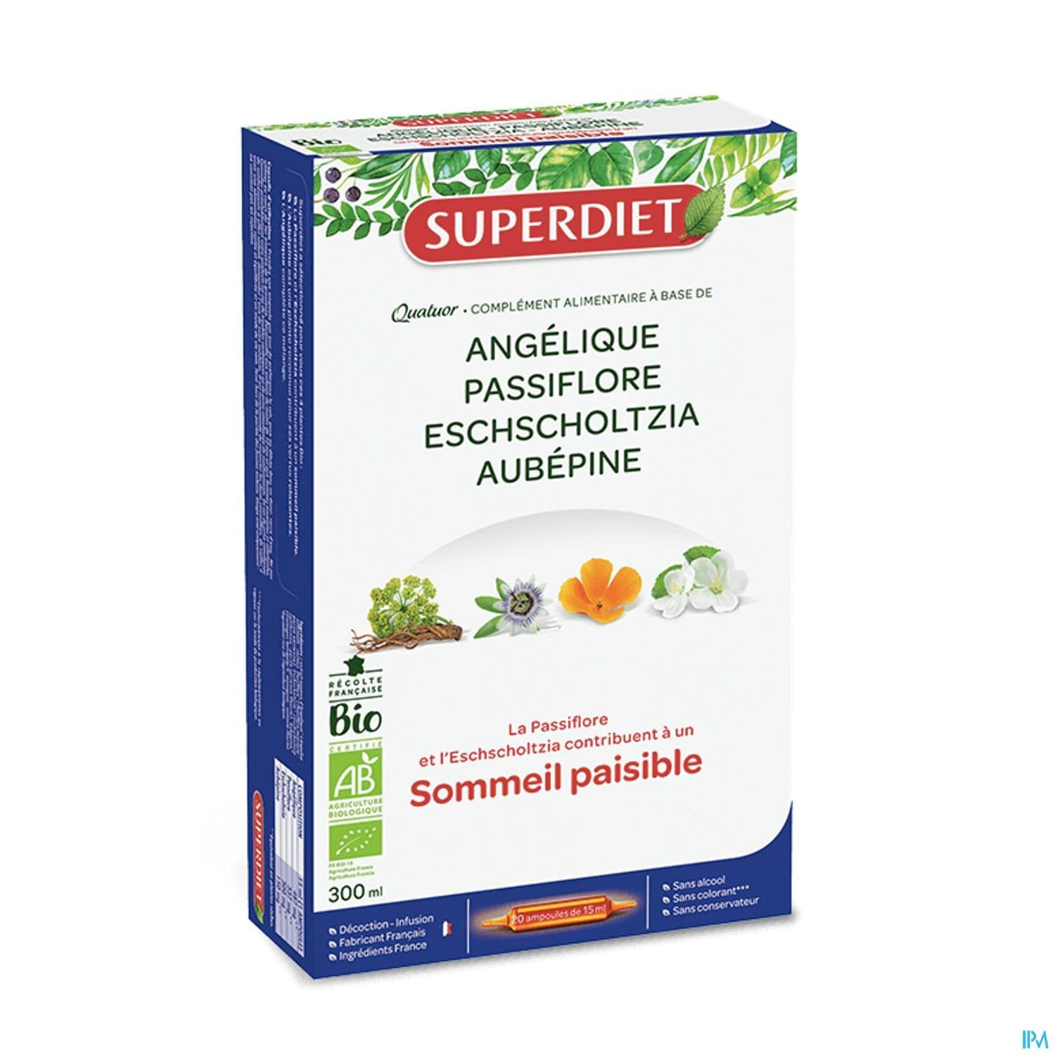 SUPERDIET QUAT SOMMEIL BIO AMP20