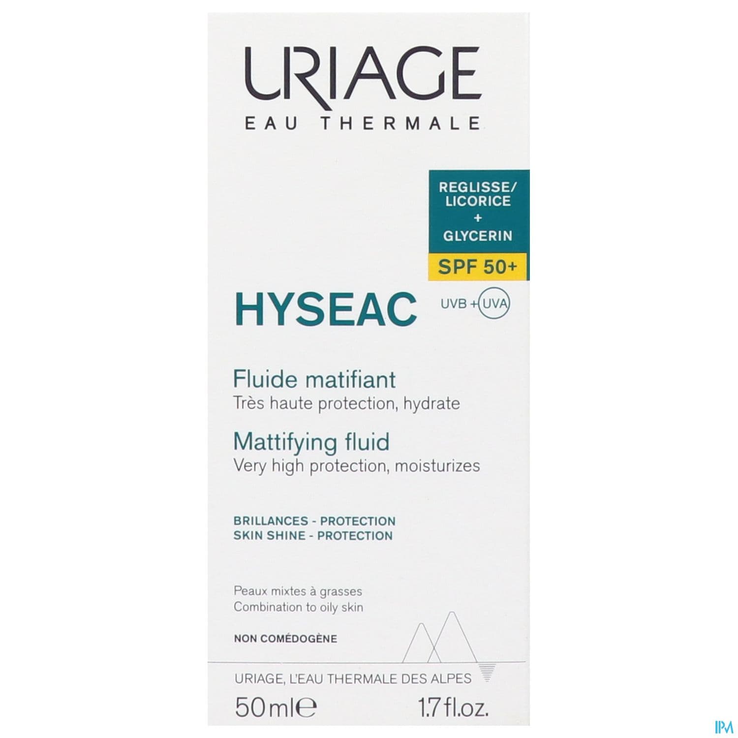 Uriage Hyseac Fluide Spf50+ 50ml