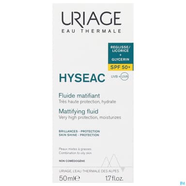 Uriage Hyseac Fluide Spf50+ 50ml