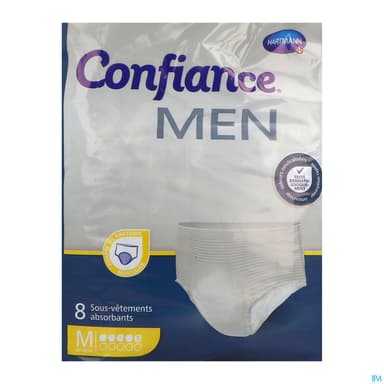 Hartmann Confiance For Men Slip Absorbant 5 Gouttes Medium 8