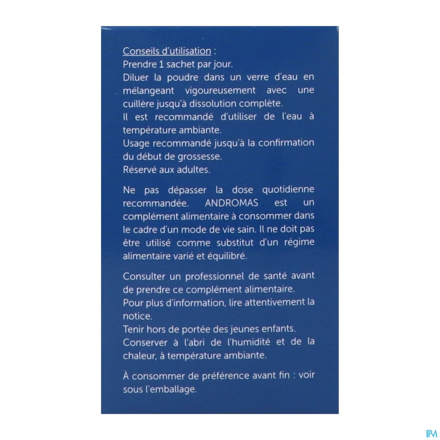 Andromas Fertilite Poudre Solution Buvable Sachet 5g 30