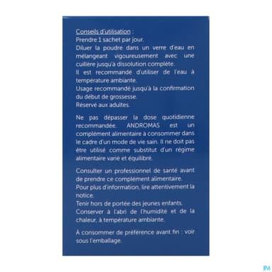 Andromas Fertilite Poudre Solution Buvable Sachet 5g 30