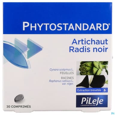 Pileje Phytostandard Artichaut Radis Noir Comprime 30
