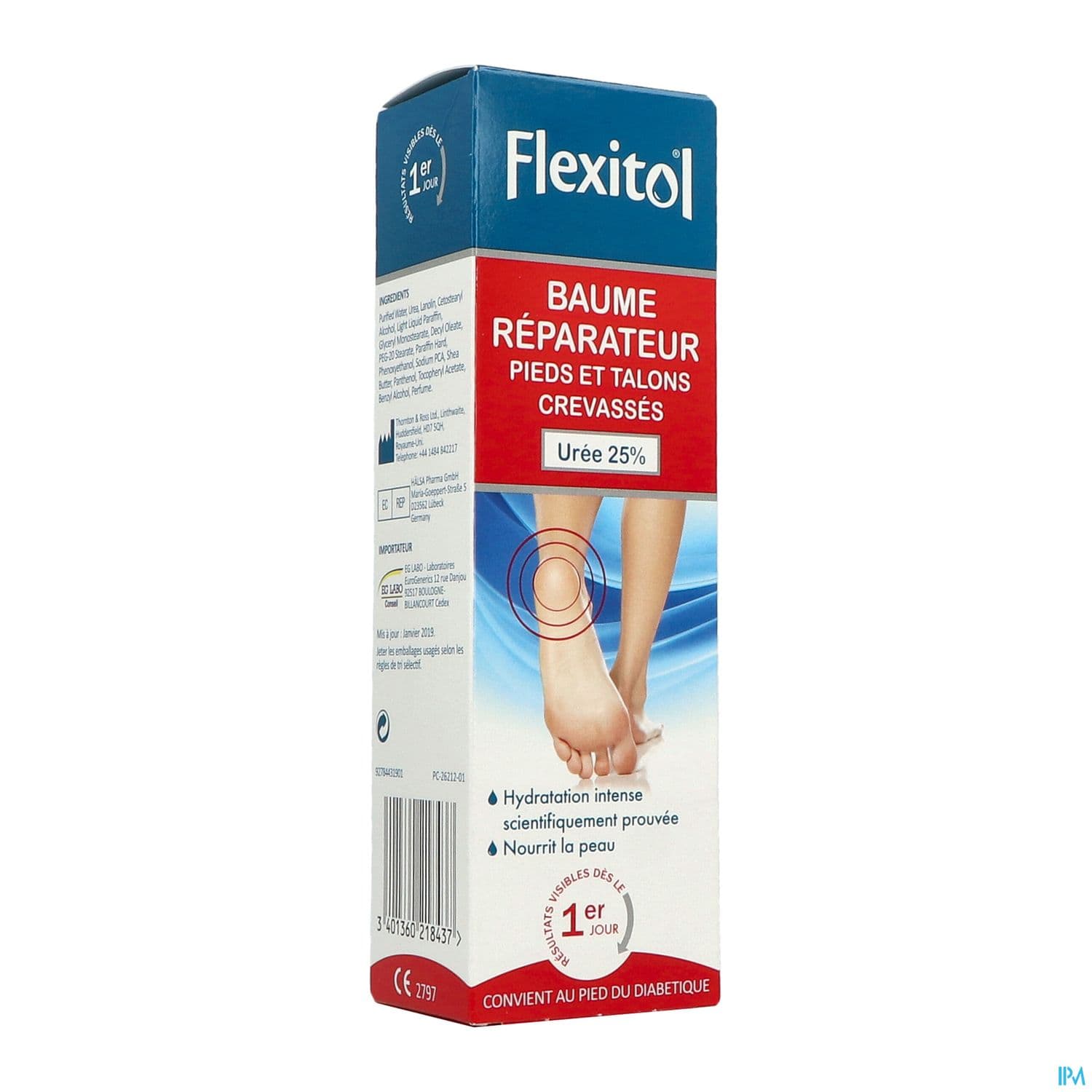 FLEXITOL BAUME UREE 25% 112G