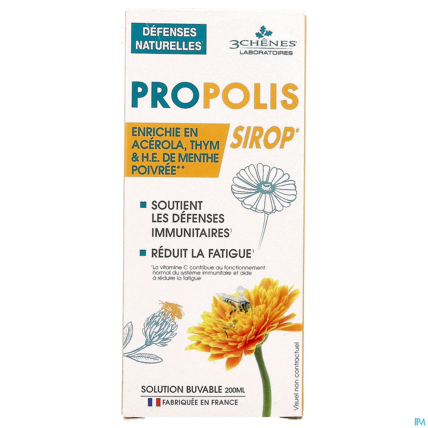 3 CHENES PROPOLIS SIROP 200ML