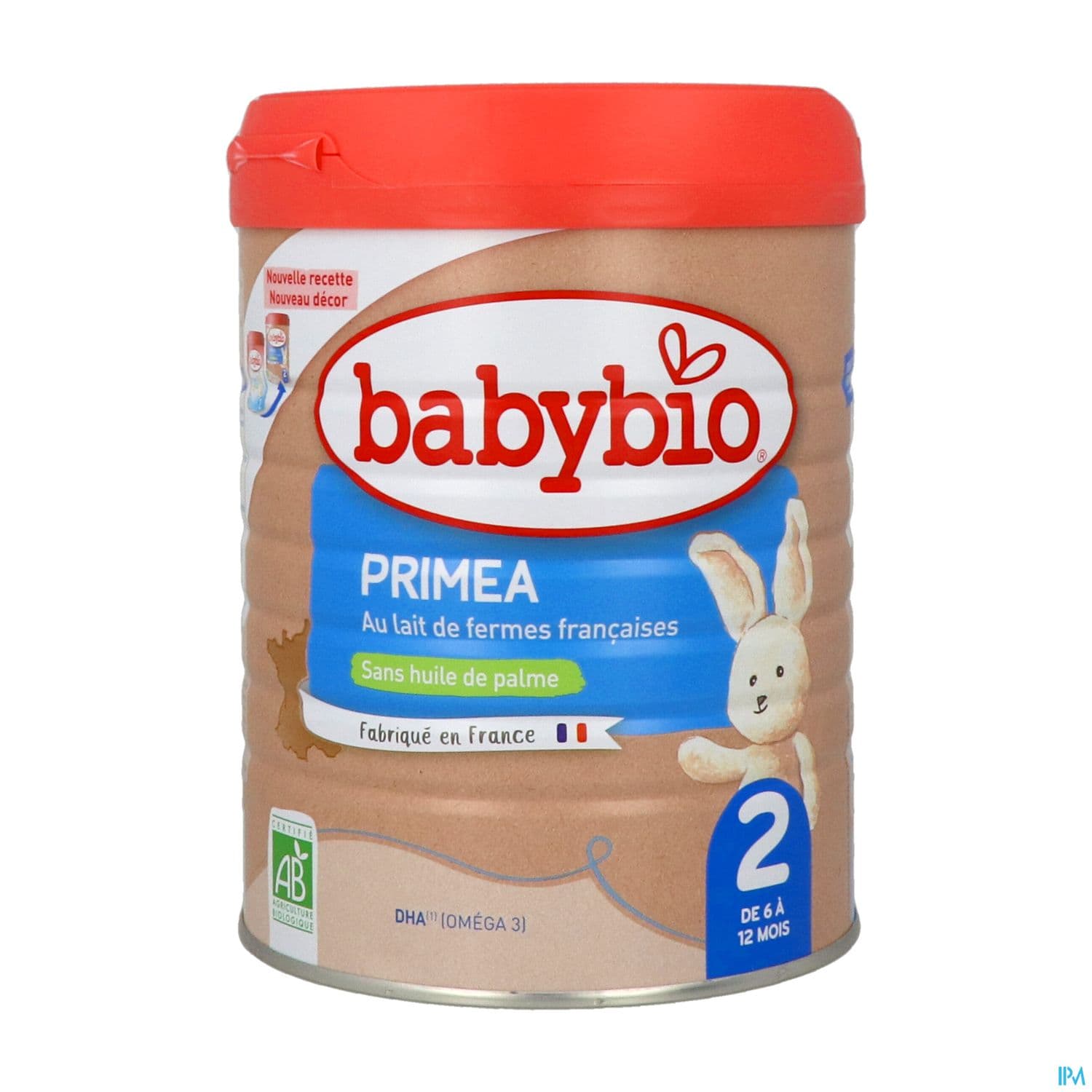BABYBIO 2AG PRIMEA LAIT BIO 800G