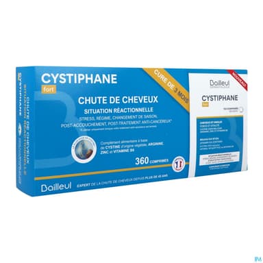 Cystiphane Fort Cheveux Et Ongles Comprime 120 X3