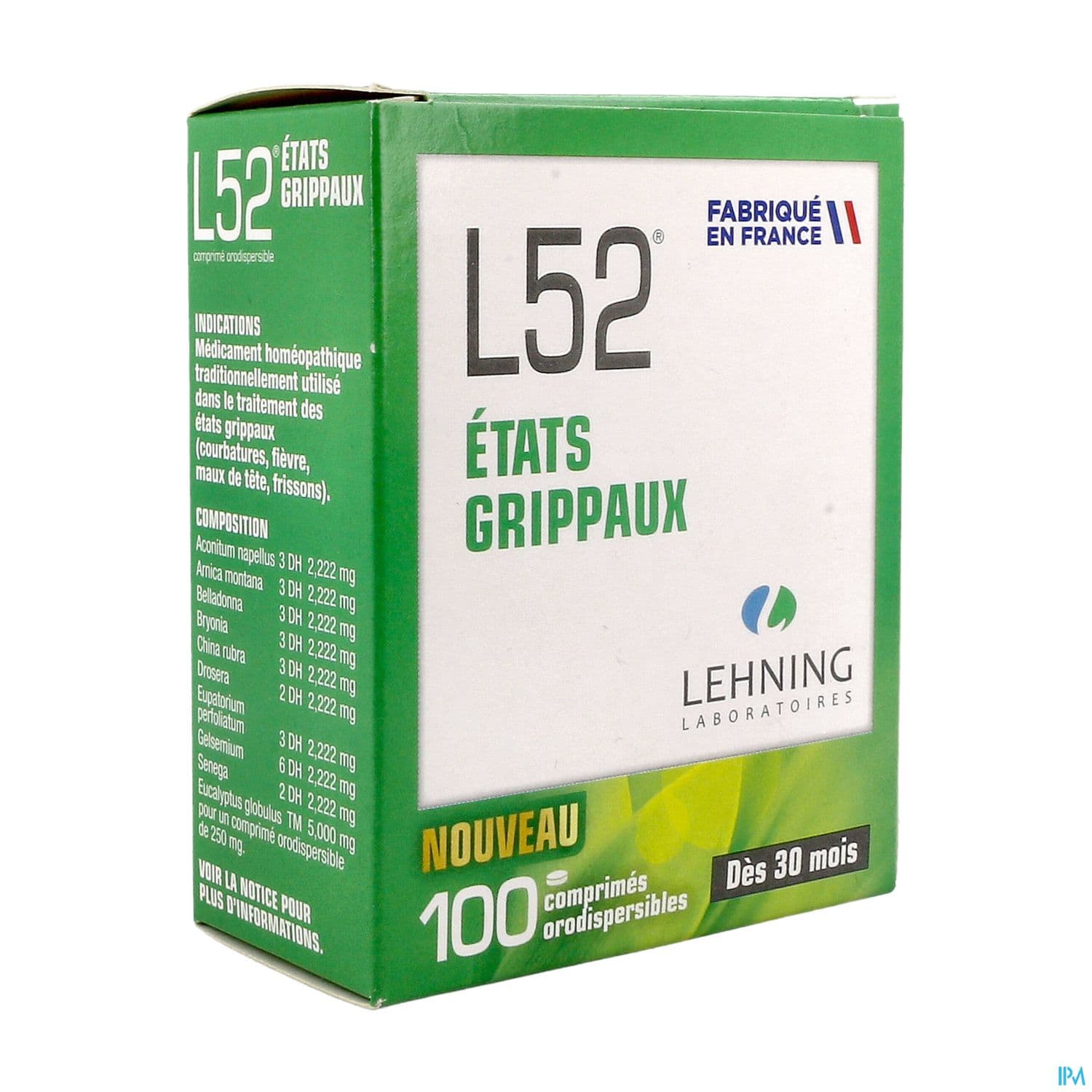 Lehning l 52 Comprime Orodispersible 100