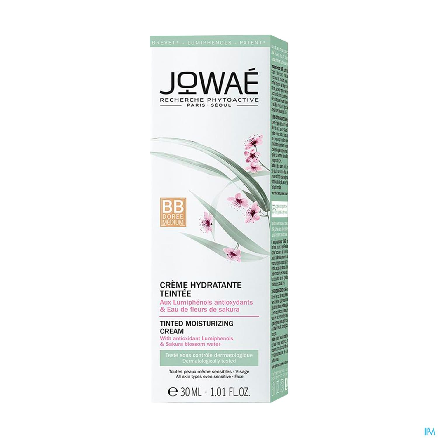 JOWAE CR HYDRA TEINTEE DOREE 30ML