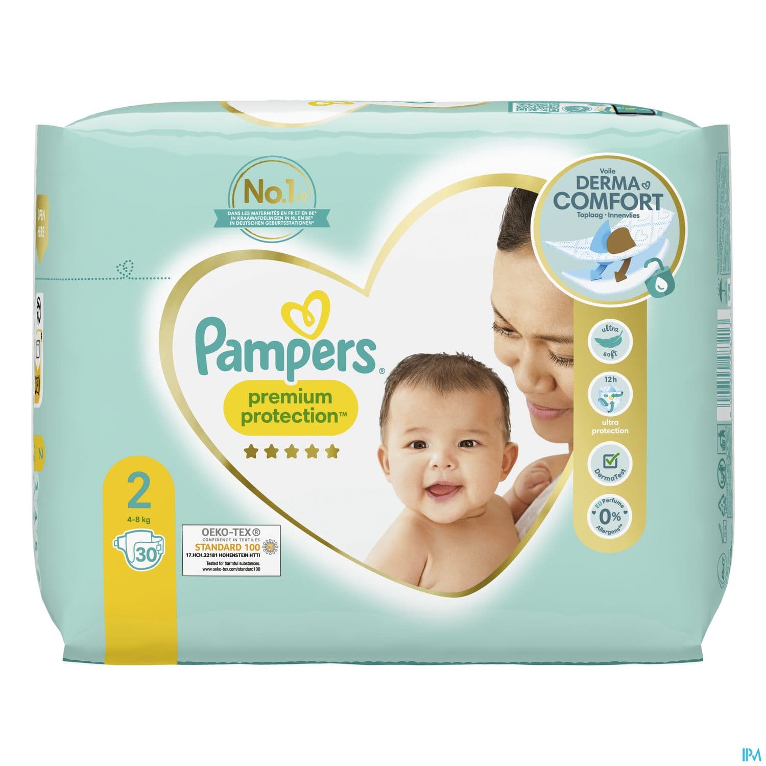 COUCH PAMPERS PREMIUM PROT T2 X30 — Pharmacie Chartreuse