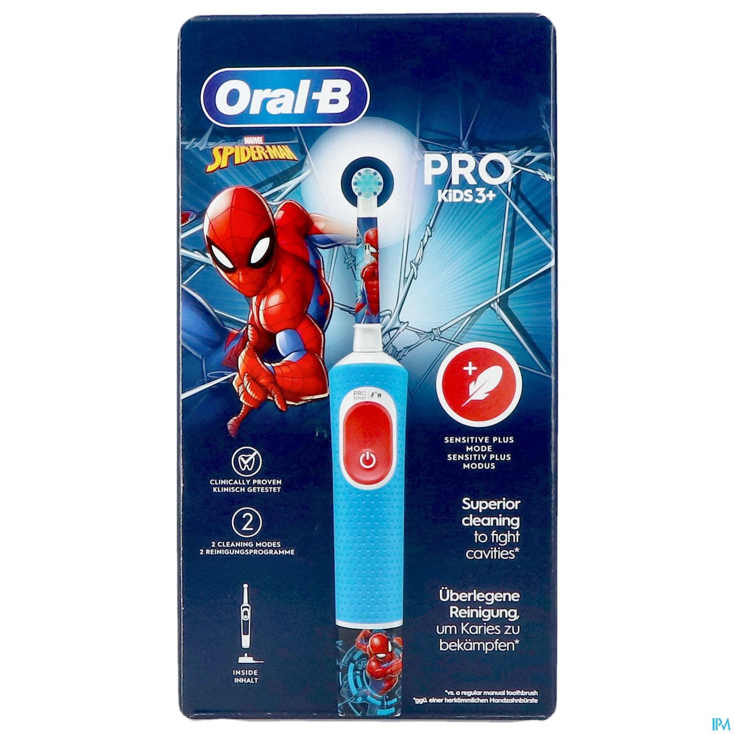 Oral B Pro Kids3+ Brosse A Dents Electrique Spiderman