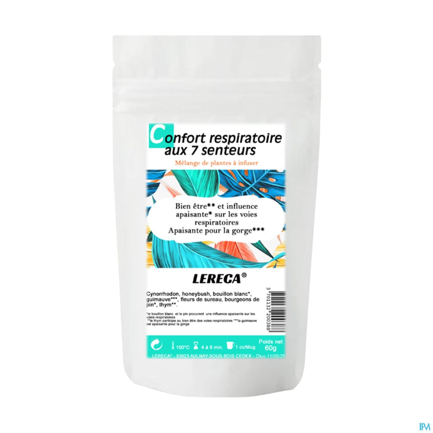 Lereca Confort Respiratoire 7 Senteurs Sachet 60g