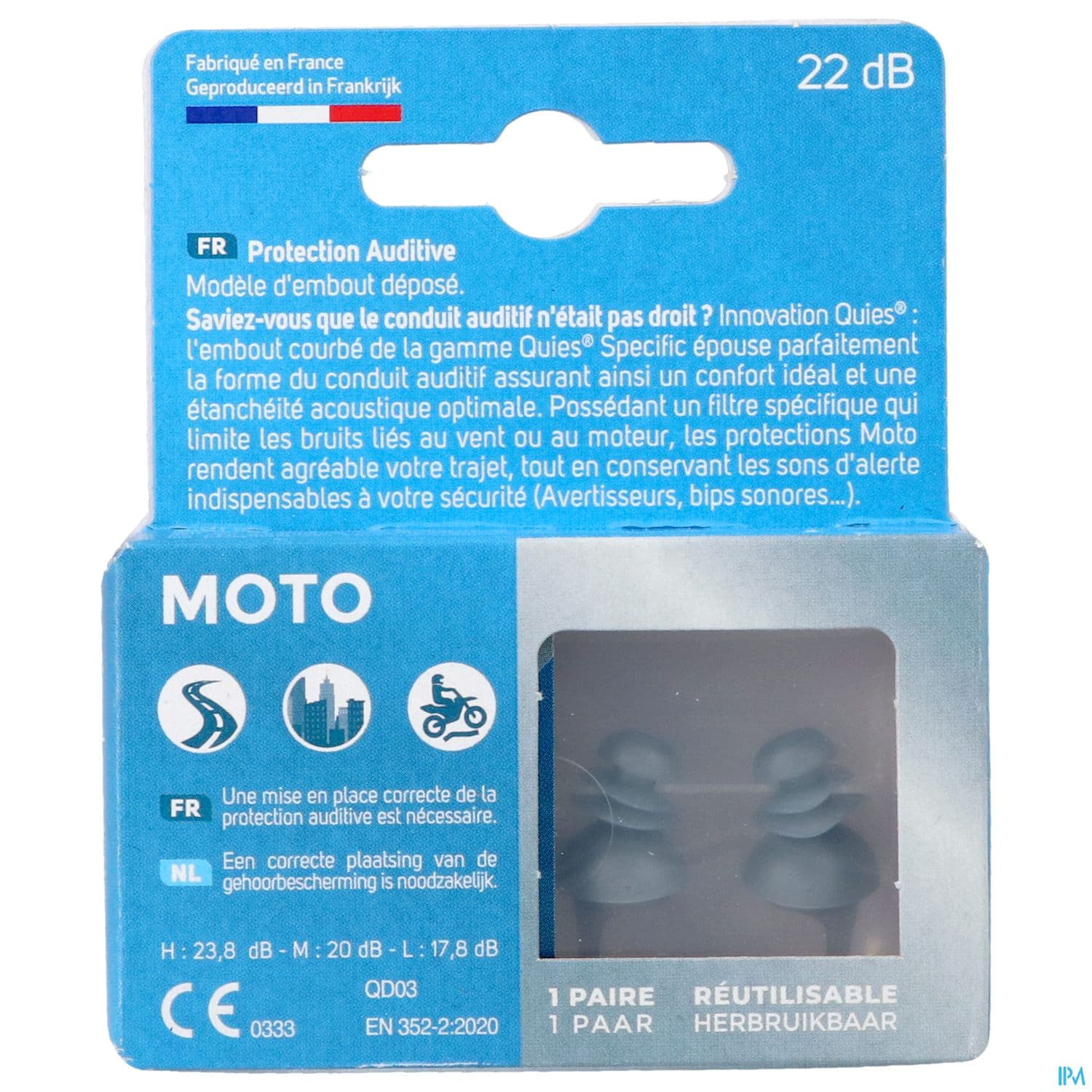 QUIES PROT AURIC SPEC MOTO X2
