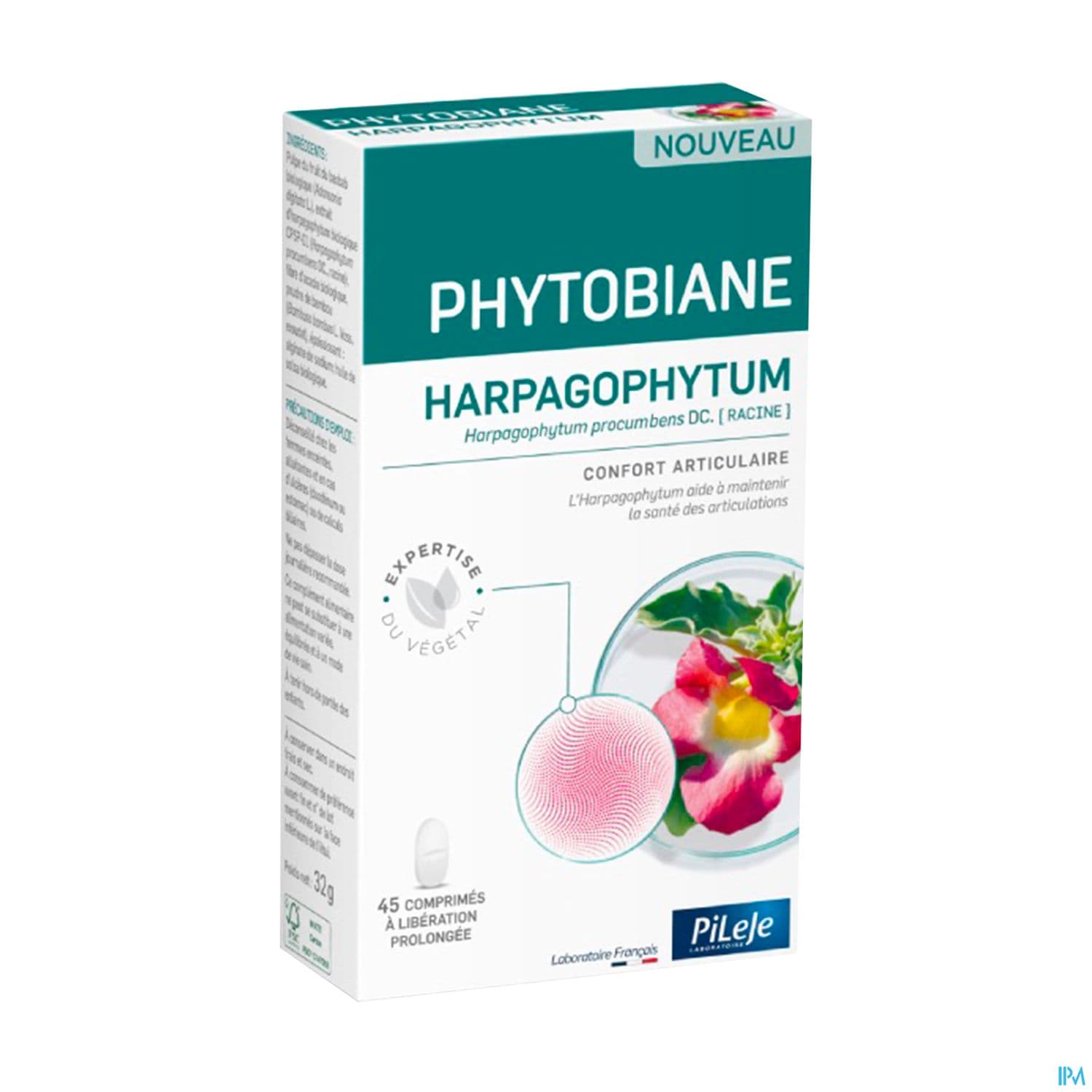 Pileje Phytobiane Harpagophytum Comprime Liberation Prolongee 45