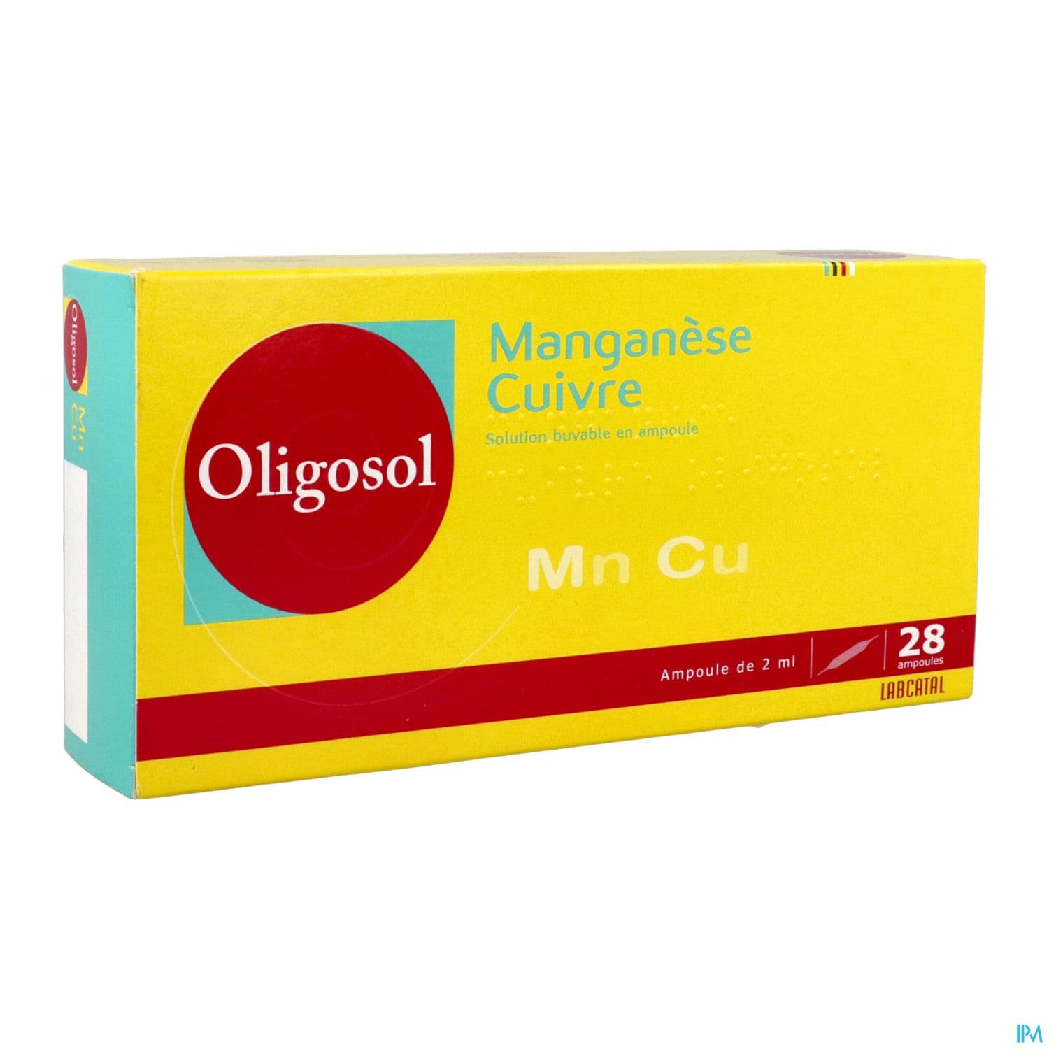Oligosol Manganese Cuivre Solution Buvable Ampoule 2ml 28