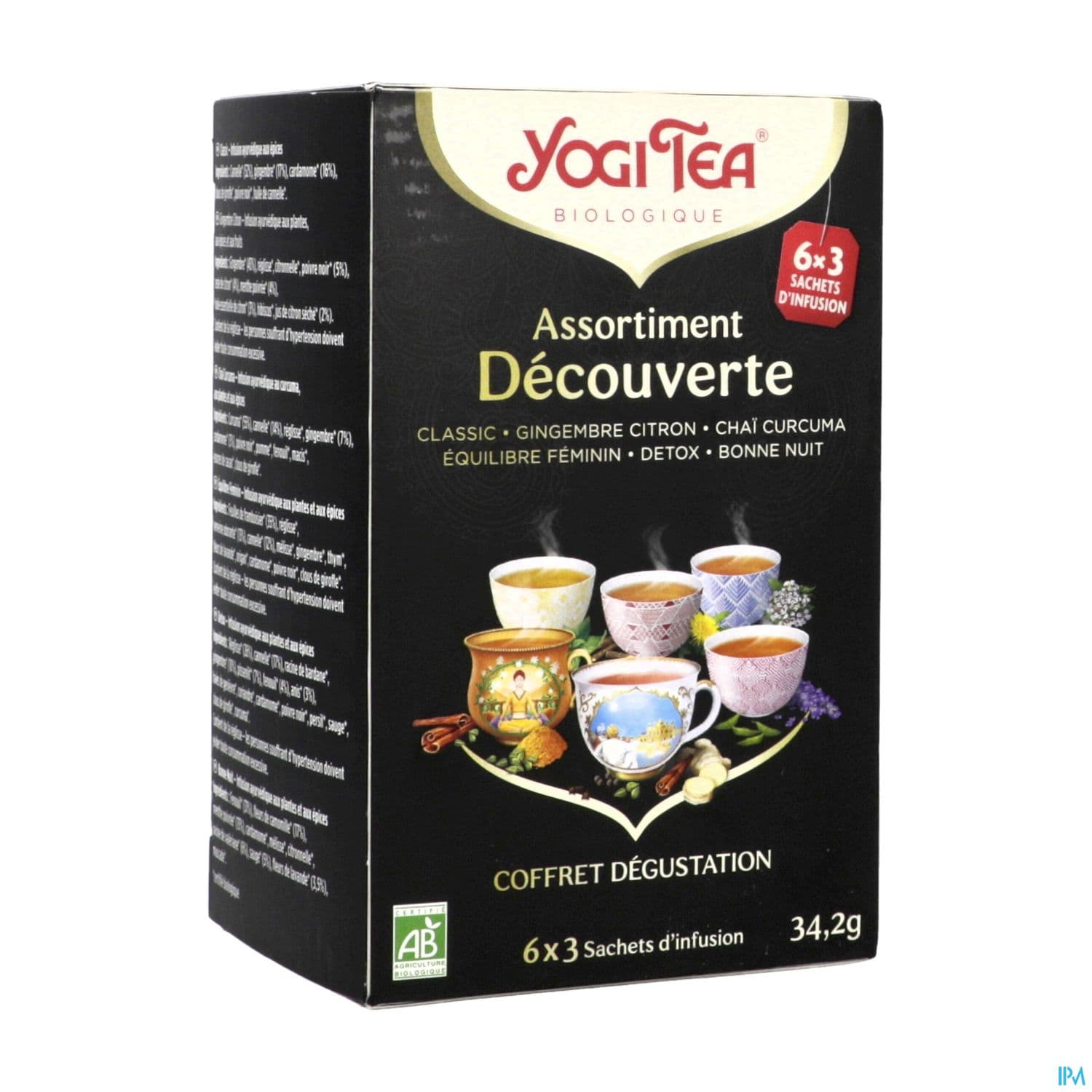 YOGI TEA ASSORTIMENT DECOUV SACH18