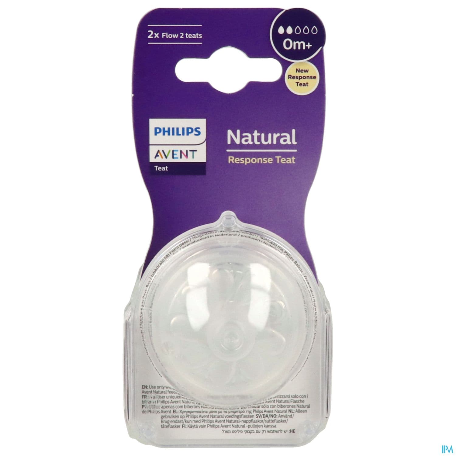 TETINE AVENT NAT RESPONSE T2 X2