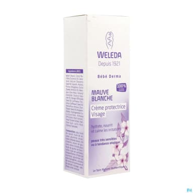 Weleda Mauve Blanche Bebe Creme Protectrice Visage 50ml