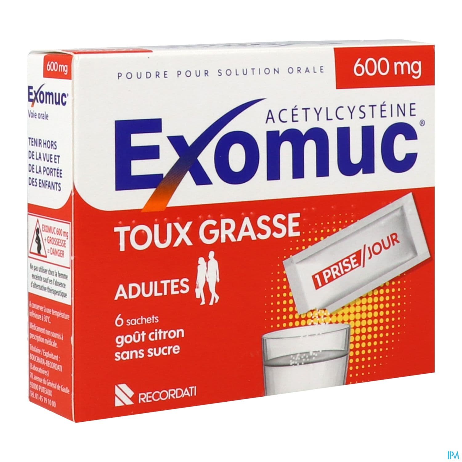 EXOMUC 600MG SACHET 6