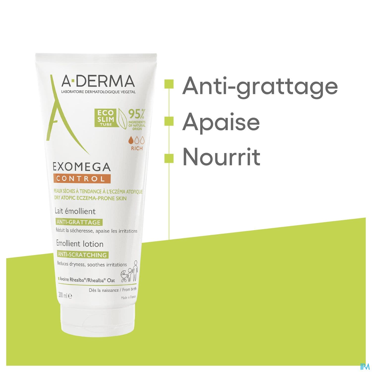 A-DERMA EXOMEGA CONT LAIT 200ML