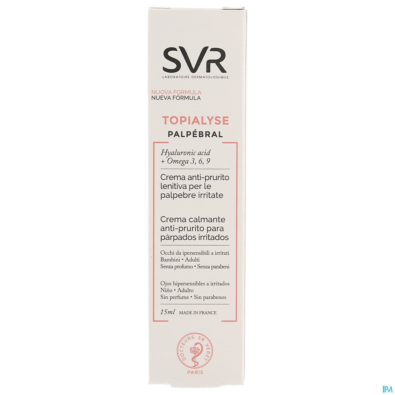 Svr Palpebral By Topialyse Demaquillant Yeux Paupieres 15ml
