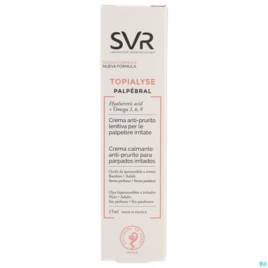 Svr Palpebral By Topialyse Demaquillant Yeux Paupieres 15ml