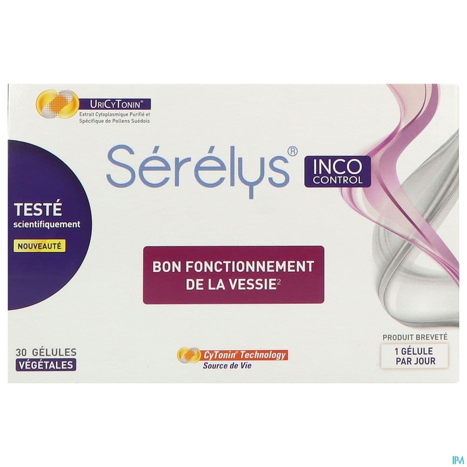 SERELYS INCOCONTROL GELULE 30
