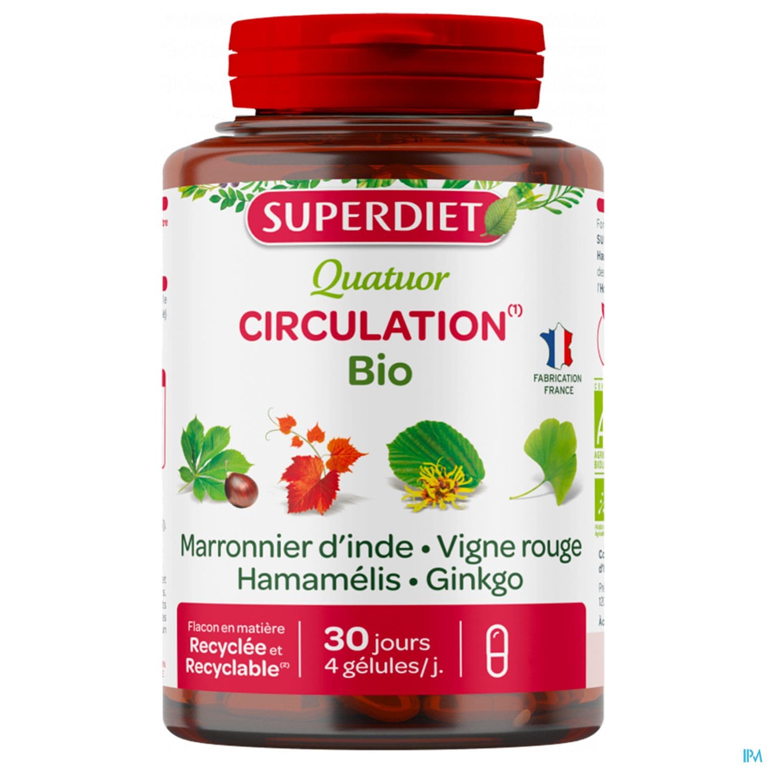 Superdiet Quatuor Circulation Gelule 150