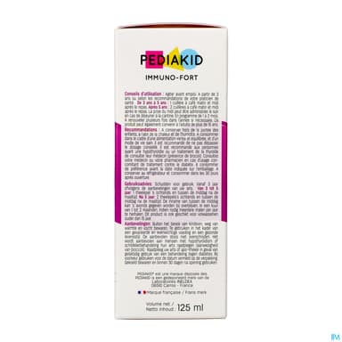 PEDIAKID IMMUNO FORT SP MYRT 125ML