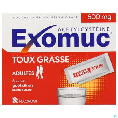 EXOMUC 600MG SACHET 6