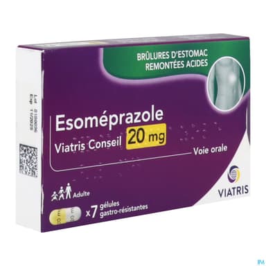 ESOMEPRAZOLE 20MG VTS CONS GEL 7