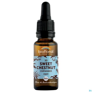 Biofloral 30 Sweet Chestnut. Chataignier Compte Gouttes Bio Demeter 20ml