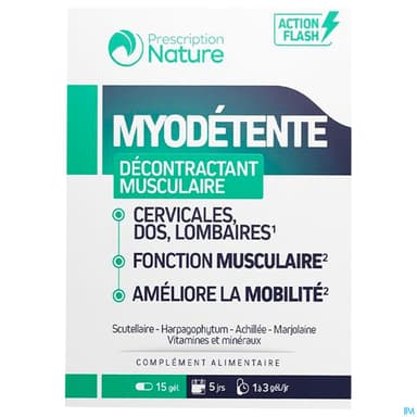 Prescription Nature Myodetente Gelule 15
