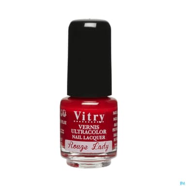 Vitry Vernis Ongles Rouge Lady Mini 4ml