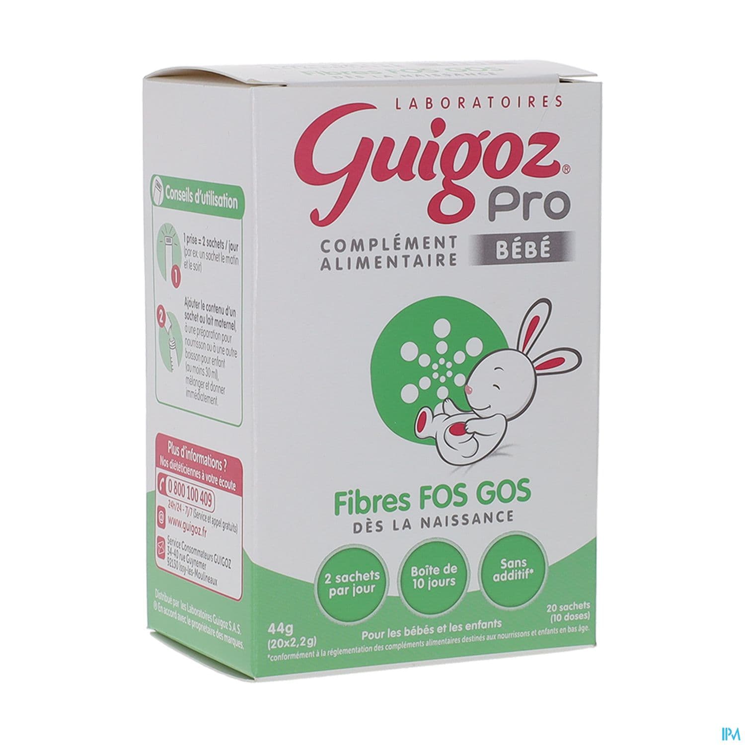 Guigoz Pro Fibres Fos Gos Sachet 20