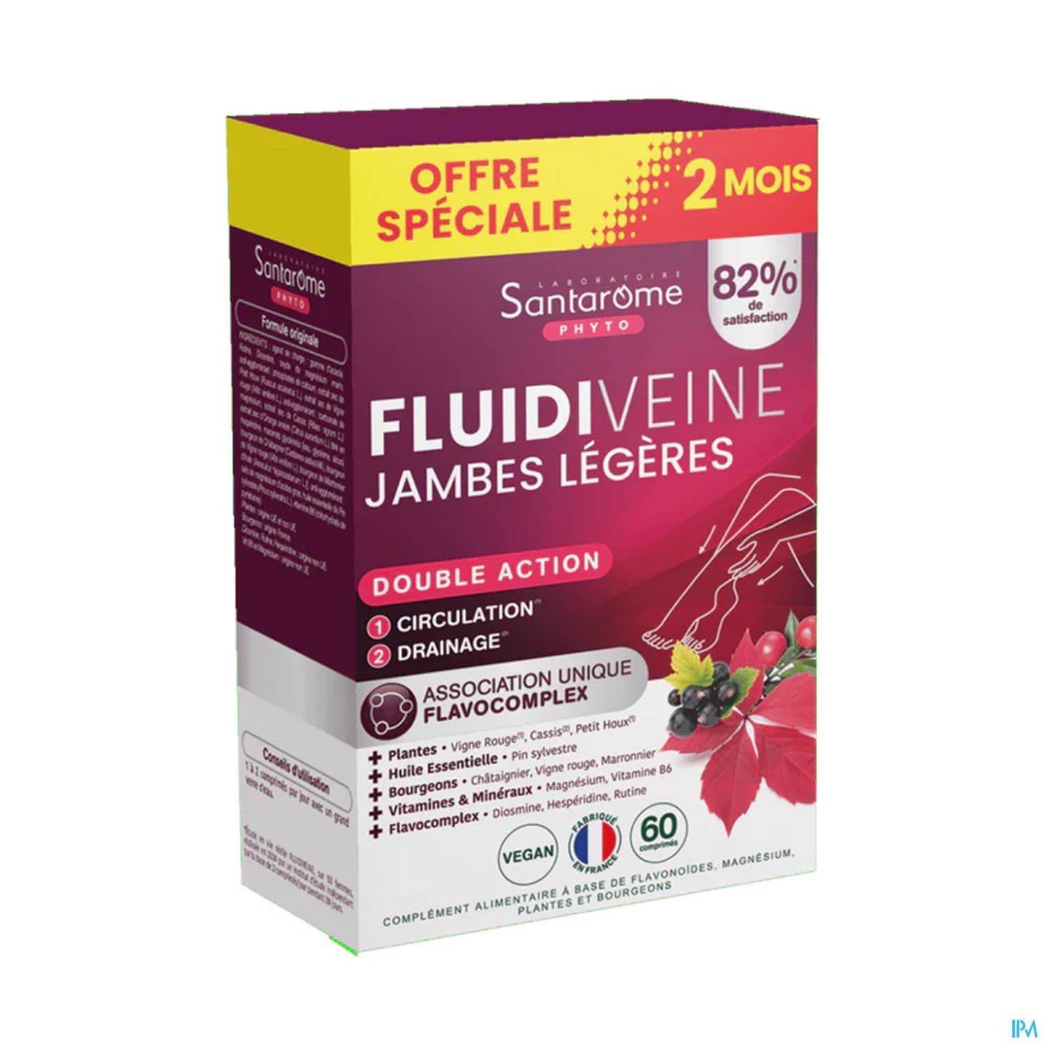 Santarome Fluidiveine Comprime 60 — Pharmacie Villenave Rocade