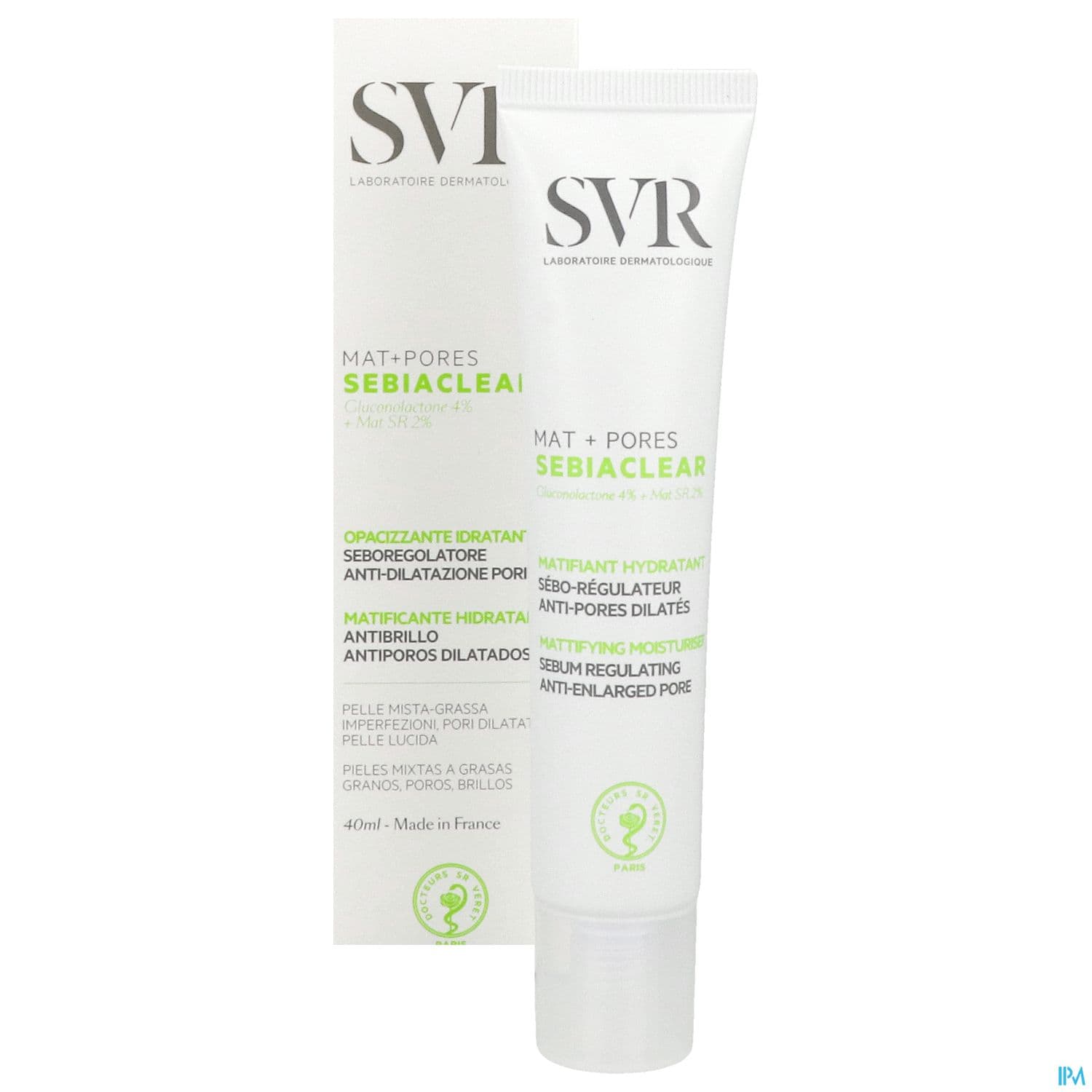 SVR SEBIACLEAR MAT+PORES 40ML