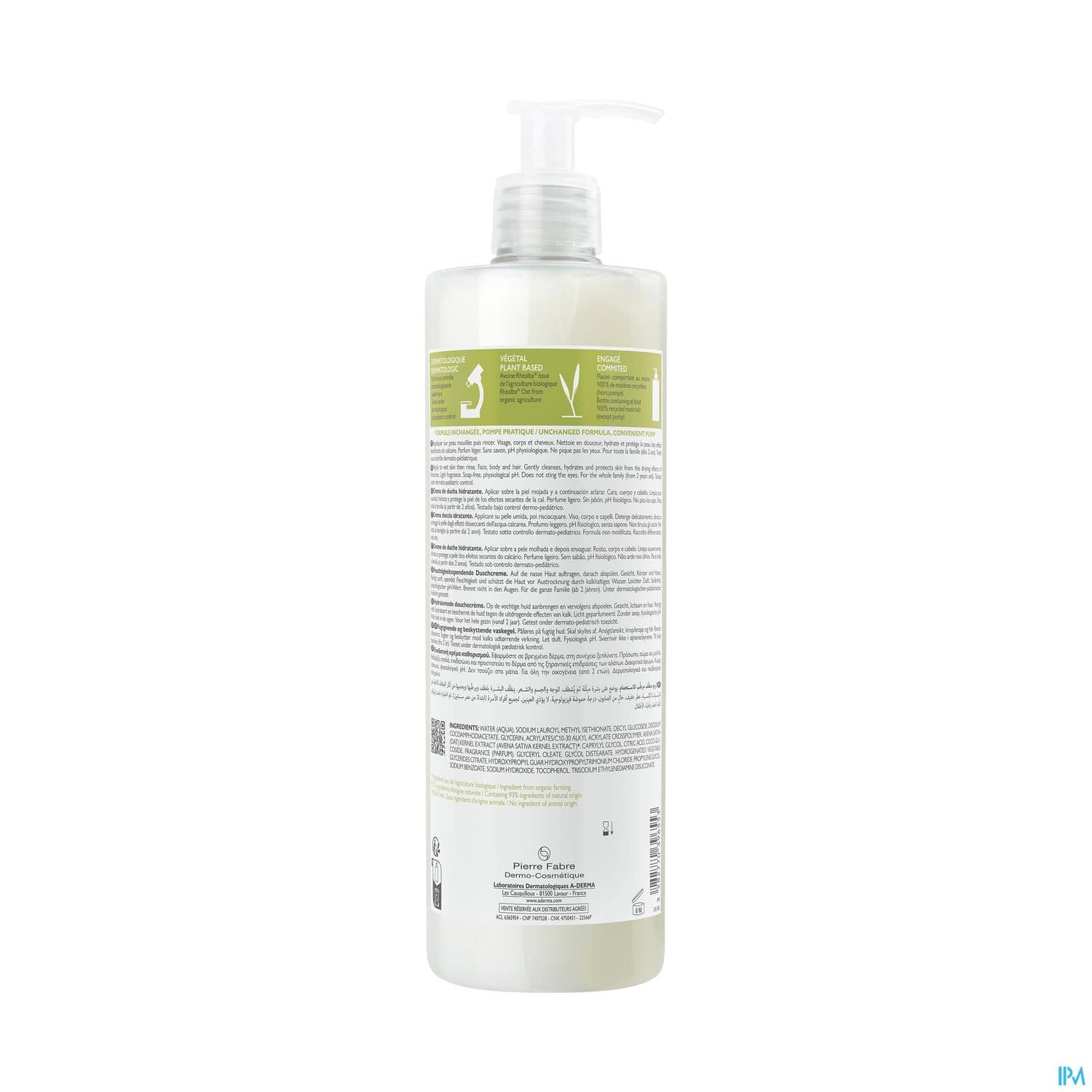 A-DERMA CR DCH HYDRATANTE 750ML