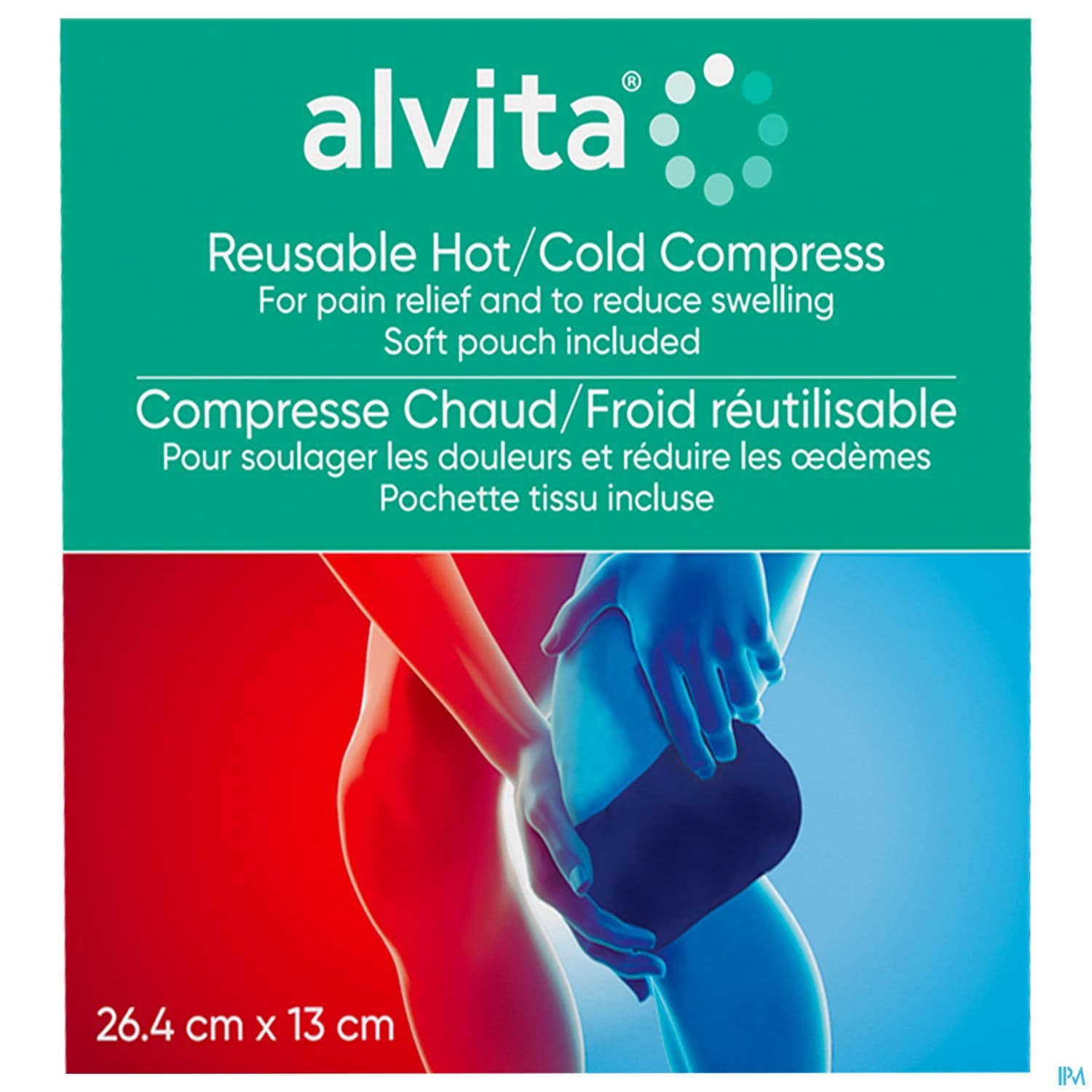 Alvita Compresse Chaud Froid Reutilisable 26cm4 X 13cm