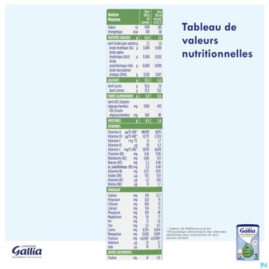 GALLIA CALISMA CROISSANCE BIO 800G