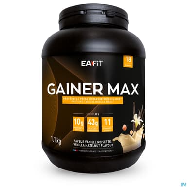 EA-FIT GAINER MAX NOISETTE 1,1KG