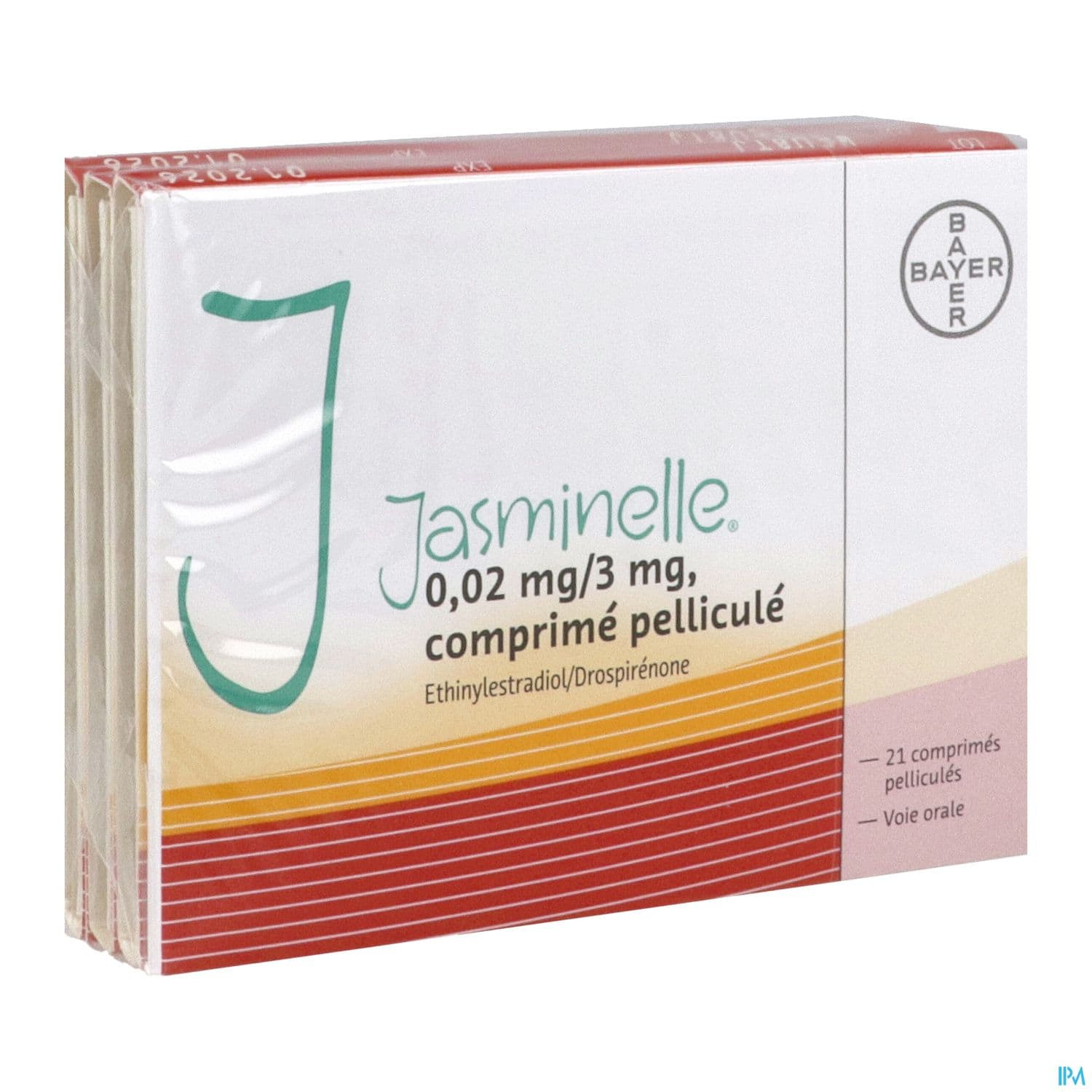 Jasminelle 0mg02/3mg Comprime 21 X3