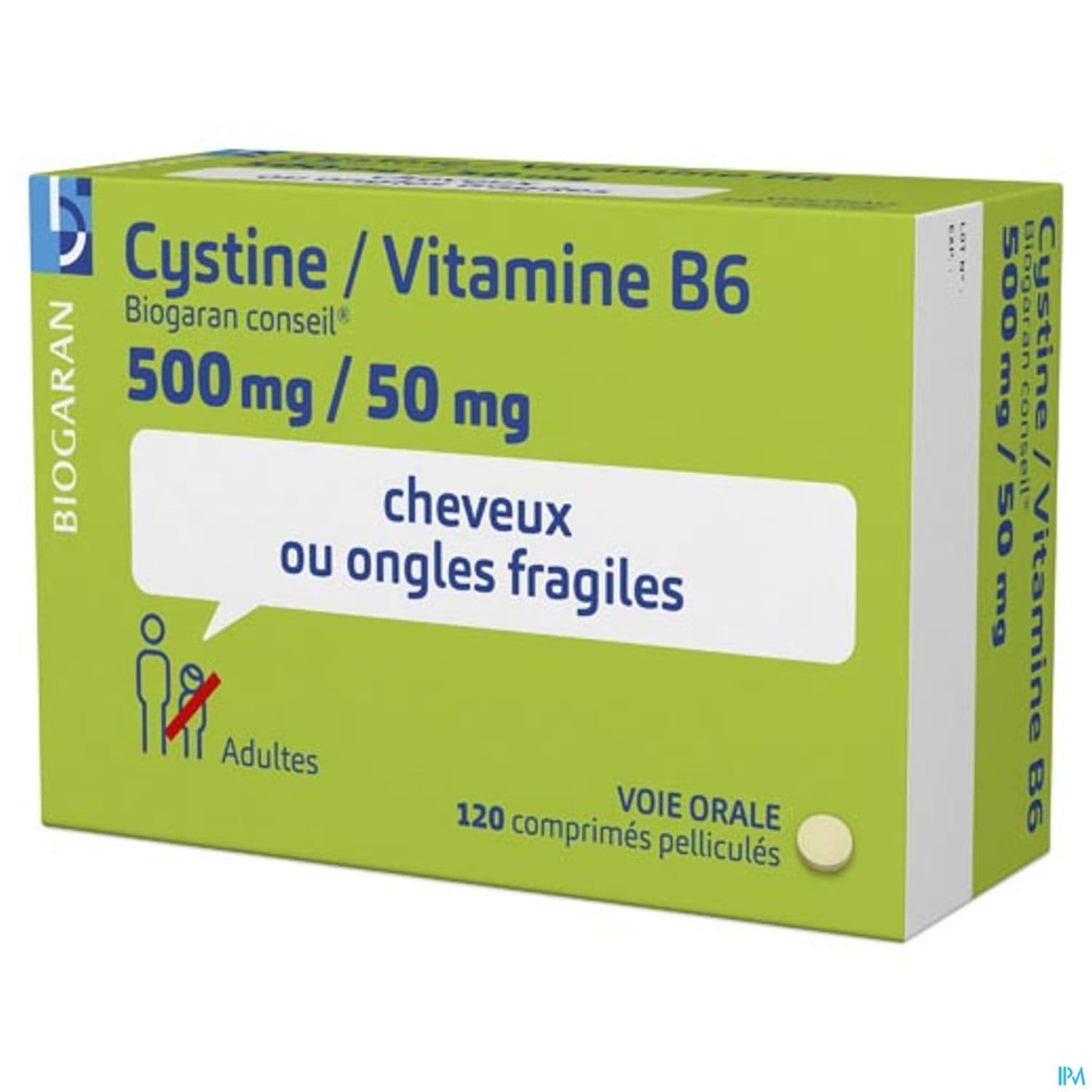 CYSTINE B6 500/50MG BIOG C CPR 120