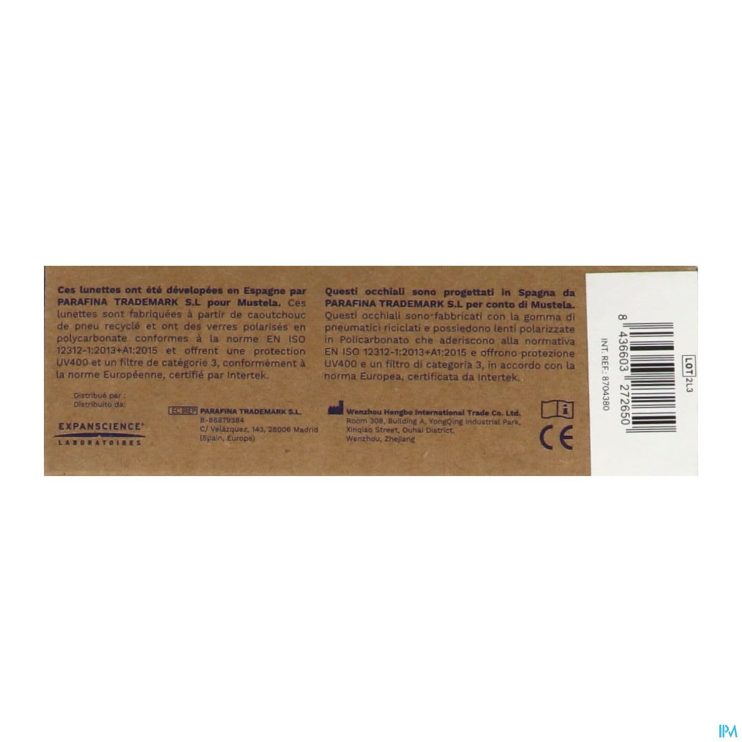 Mustela Lunettes De Soleil Bebe 6/10ans Corail