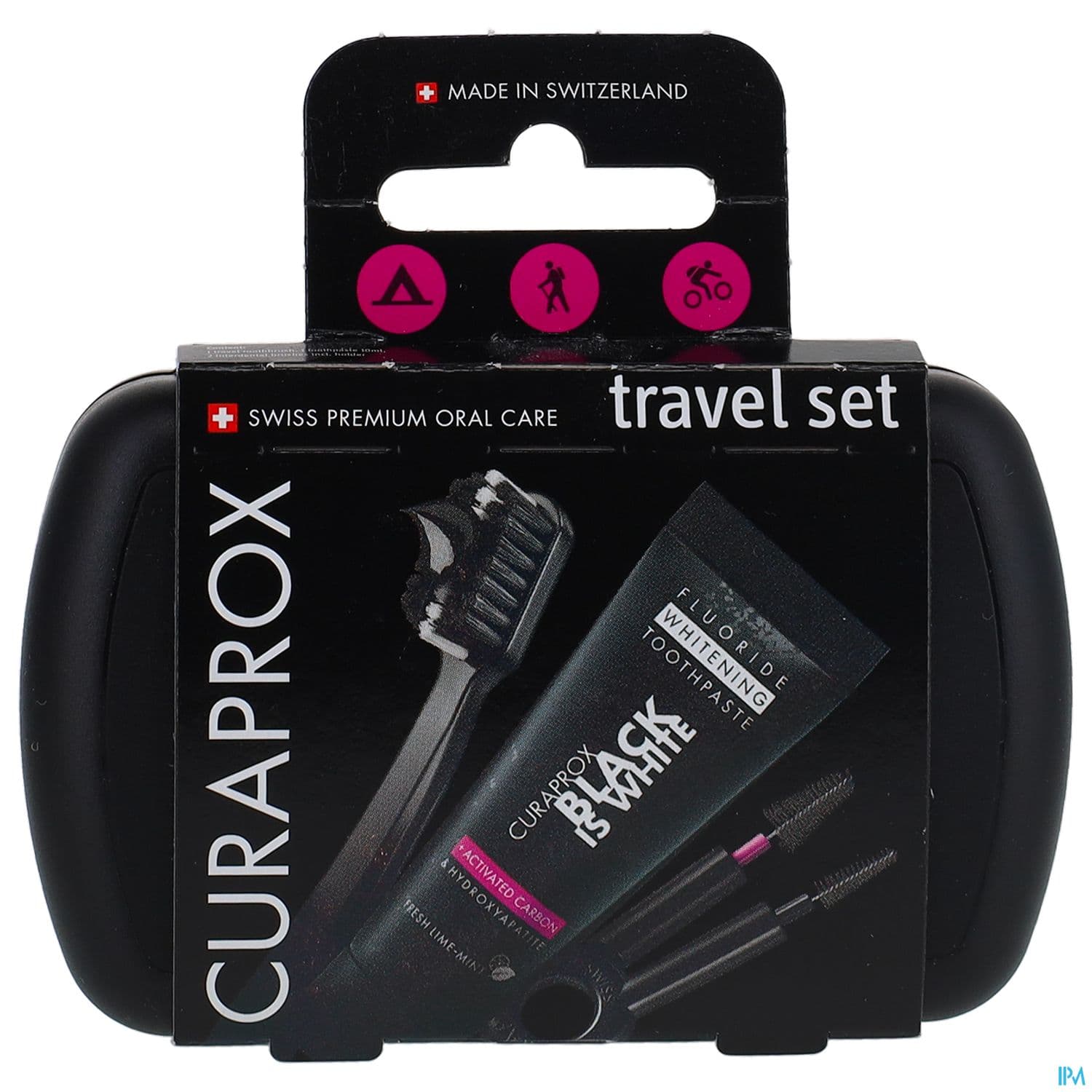CURAPROX KIT VOYAGE BLACK IS WHITE