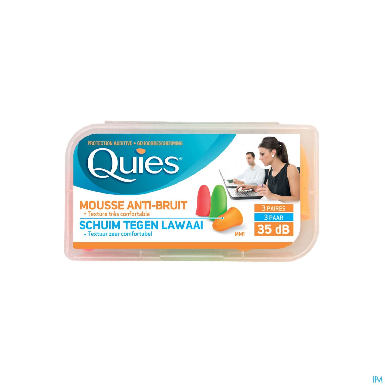 QUIES MINI PROT AUDIT MOUSS 3PAIRE