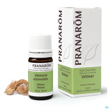 Pranarom Huile Essentielle Vetiver Racine 5ml