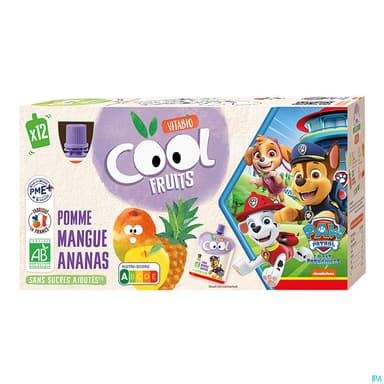 VITABIO COOL POM/MANG/ANANA 12X90G