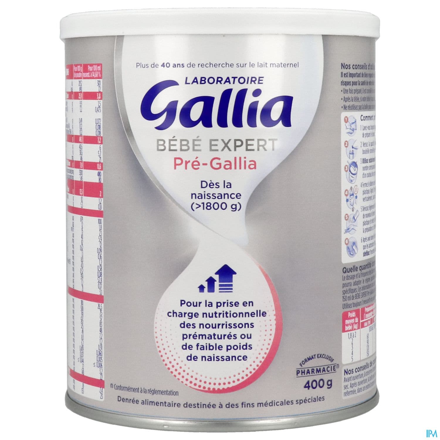 GALLIA BB EXPERT PRE-GALLIA 400G