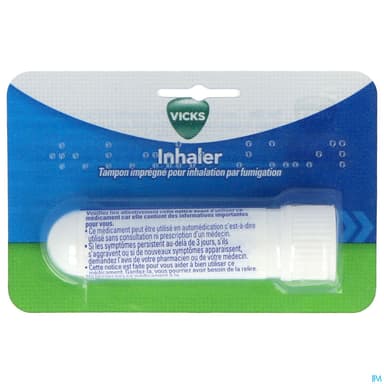 Vicks Inhaler Tampon Impregne Pour Inhalation